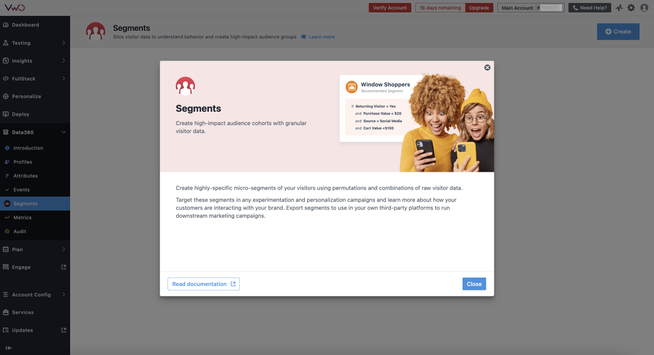 screenshot of VWO Data360